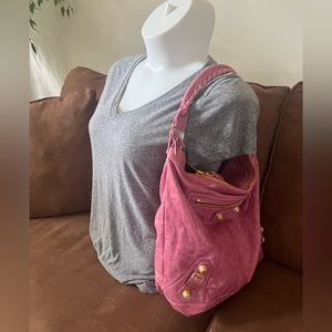 BALENCIAGA Agneau Giant 21 Gold Hardware shoulder bag